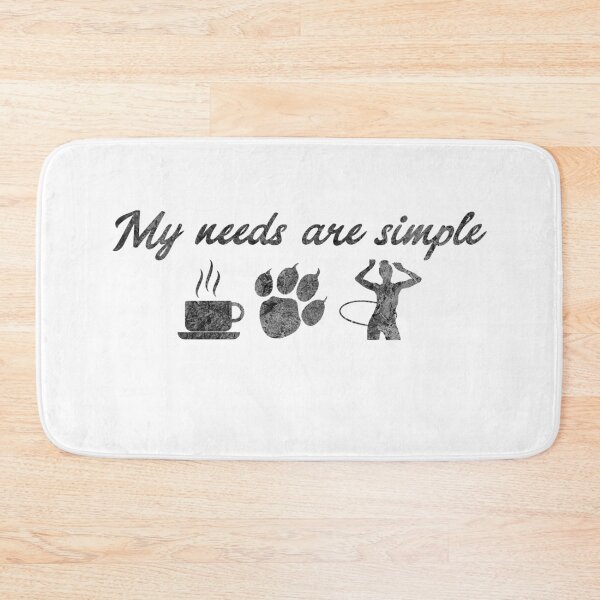 Item preview, My needs are simply coffee cat hula designed and sold by DerNerd.