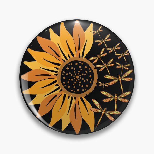 Item preview, Dragonfly Sunflower Floral designed and sold by JobyeBee.