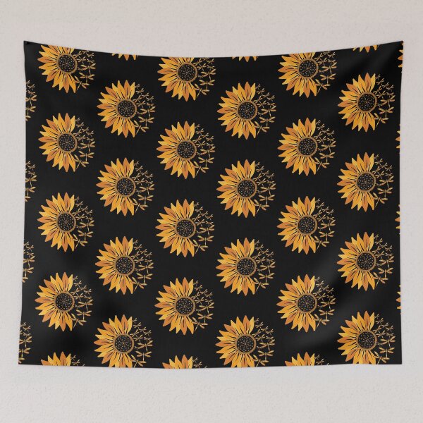 Aperçu de l'œuvre Libellule Tournesol Floral créée et vendue par JobyeBee.