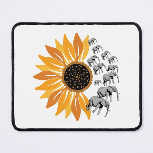Item preview, Elephant Sunflower Floral designed and sold by JobyeBee.