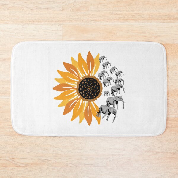 Item preview, Elephant Sunflower Floral designed and sold by JobyeBee.