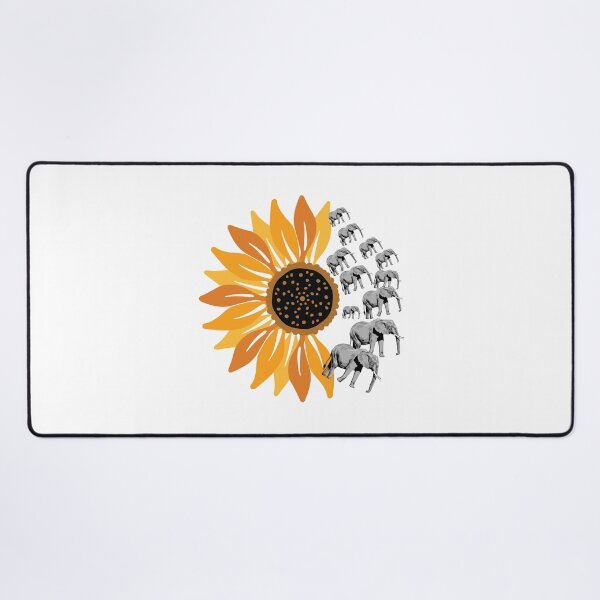 Item preview, Elephant Sunflower Floral designed and sold by JobyeBee.