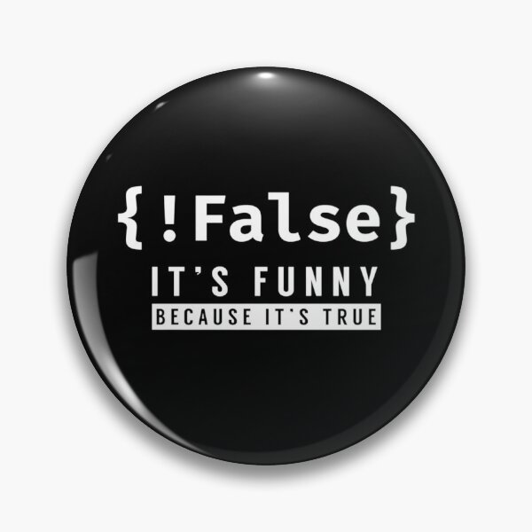 Item preview, Retro !False - Programmer Coding Code Coder Software designed and sold by TNMankdesign.