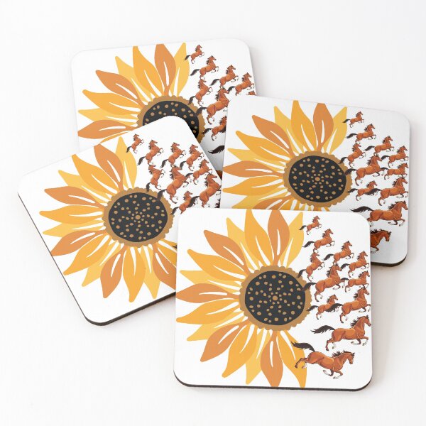 Item preview, Horse Sunflower Floral designed and sold by JobyeBee.