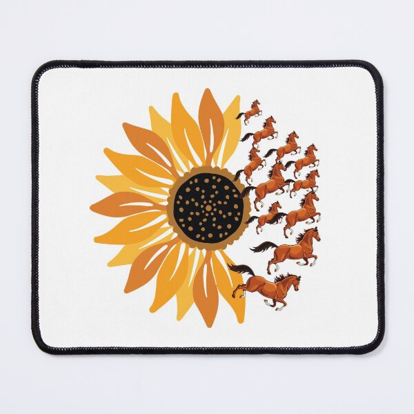 Item preview, Horse Sunflower Floral designed and sold by JobyeBee.