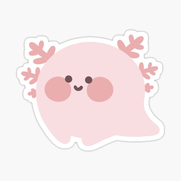 Vista previa del artículo con la obra «Lindo Axolotl Rosado», diseñado y vendido por Smilemerch.