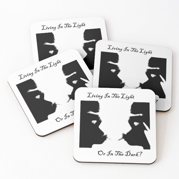 Item preview, Living In The Light Or In The Dark? (Black wording) designed and sold by C J Lewis.