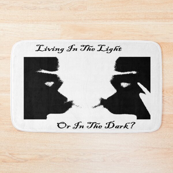 Item preview, Living In The Light Or In The Dark? (Black wording) designed and sold by C J Lewis.