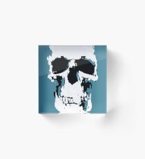 Sherlock Skull Wall Hanging Acrylic Block