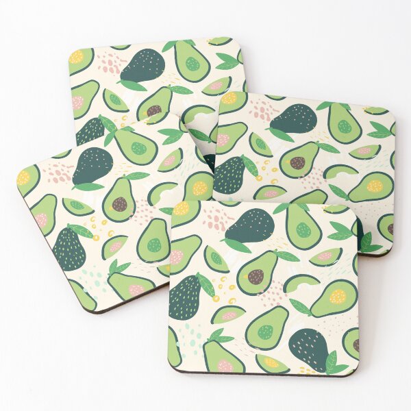 Item preview, Doodle avocado and abstract elements designed and sold by CristaloHipp.