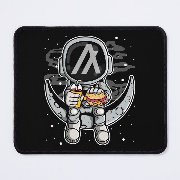 Item preview, Astronaut Fastfood Algorand ALGO Coin To The Moon Crypto Token Blockchain Cryptocurrency Wallet designed and sold by JaxonBrown.