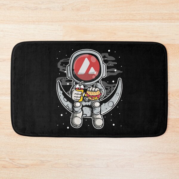 Item preview, Astronaut Fastfood Avalanche Avax Coin To The Moon Crypto Token Blockchain Cryptocurrency Wallet designed and sold by JaxonBrown.