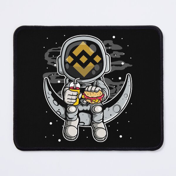 Item preview, Astronaut Fastfood Binance BNB Coin To The Moon Crypto Token Blockchain Cryptocurrency Wallet designed and sold by JaxonBrown.