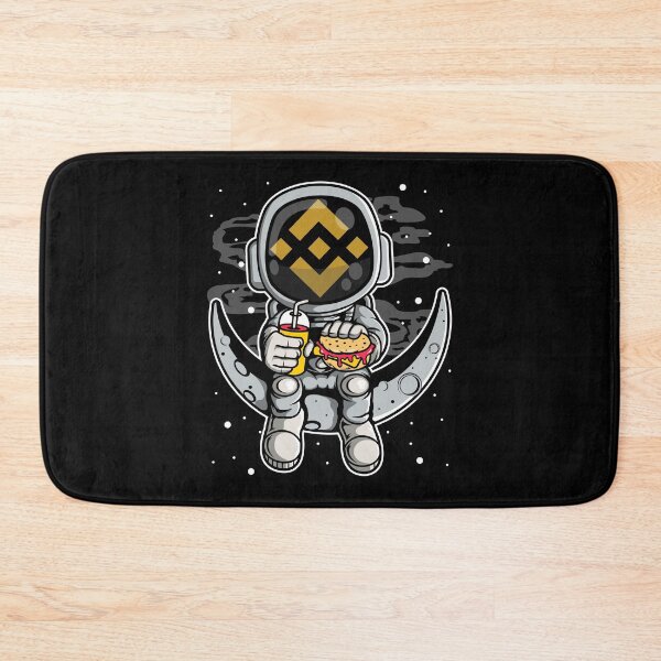 Item preview, Astronaut Fastfood Binance BNB Coin To The Moon Crypto Token Blockchain Cryptocurrency Wallet designed and sold by JaxonBrown.