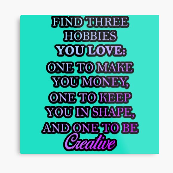 Hobbies Metal Print