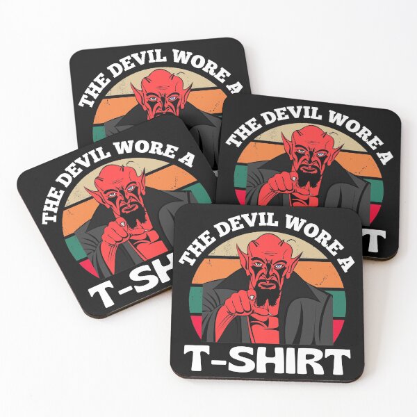 Item preview, The Devil Wore A T-Shirt Retro designed and sold by RGRamsey.