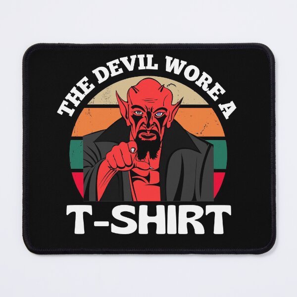 Item preview, The Devil Wore A T-Shirt Retro designed and sold by RGRamsey.