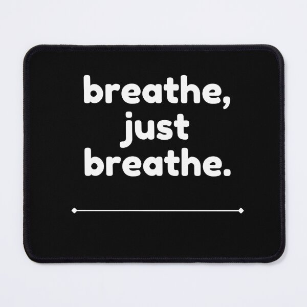 Item preview, breathe just breathe relaxation meditation inspirational motivation quote designed and sold by studio17designz.