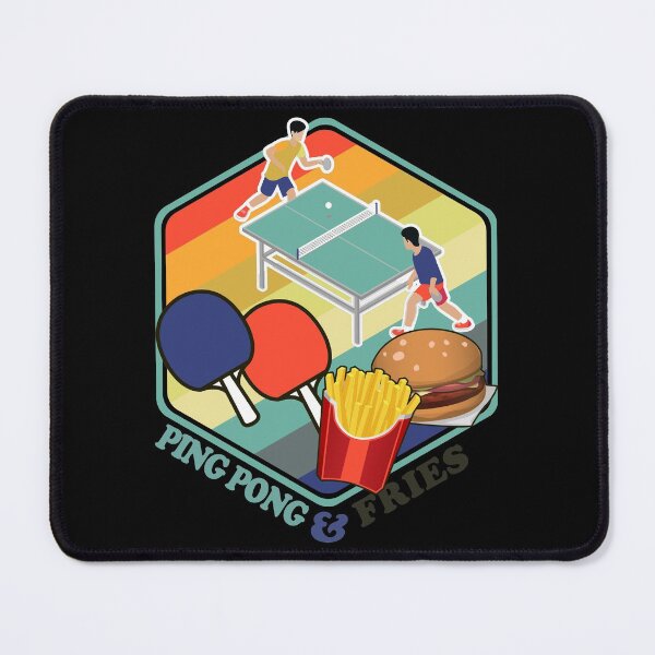 Item preview, Ping Pong Boy Table Tennis Fastfood Burger Fries designed and sold by TheAplus.