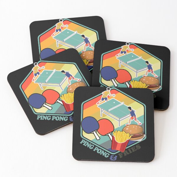 Item preview, Ping Pong Boy Table Tennis Fastfood Burger Fries designed and sold by TheAplus.