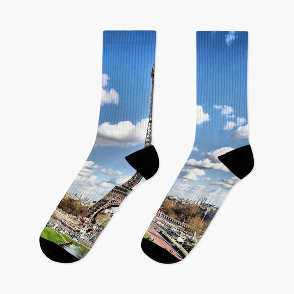 Item preview, View of Paris with Eiffel Tower designed and sold by mycloudzdesign.