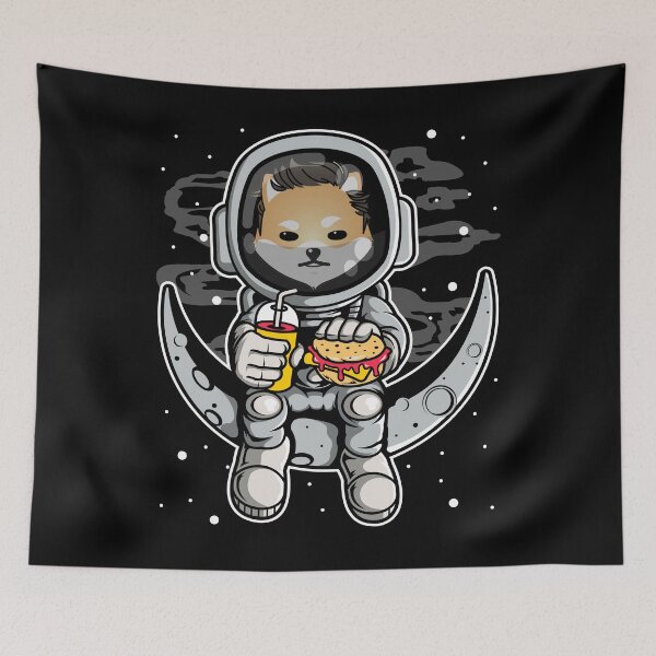 Item preview, Astronaut Fastfood Dogelon Mars ELON Coin To The Moon Crypto Token Blockchain Cryptocurrency Wallet designed and sold by JaxonBrown.