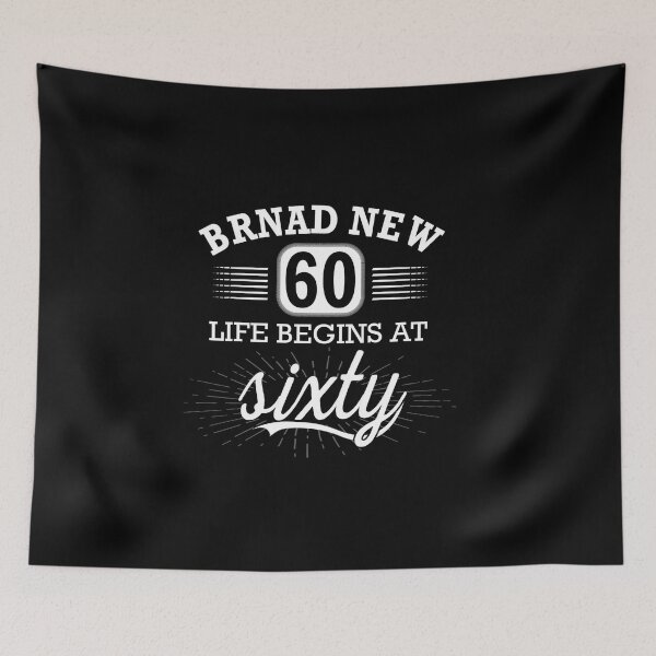 Item preview, La vida comienza a los 60 | 60 años | 60.o cumpleaños 1962 Regalo divertido nuevo sesenta designed and sold by JooArtPrints ★★★★★.