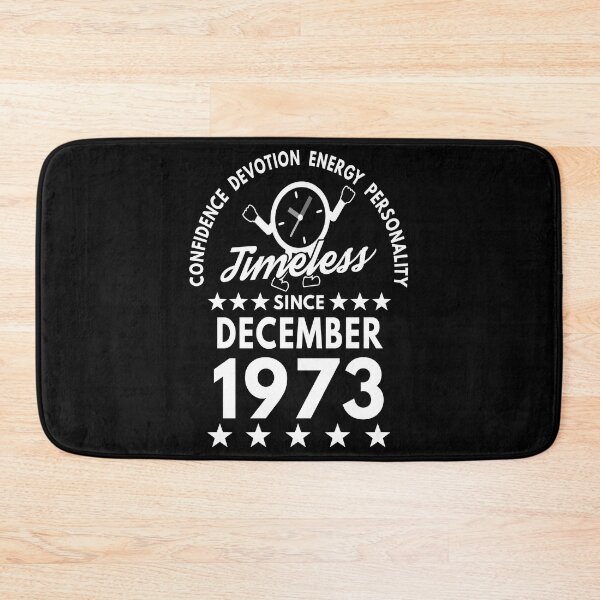 Item preview, December Birthday Timeless Person - 1973 - White Text designed and sold by MoonsmileProd.