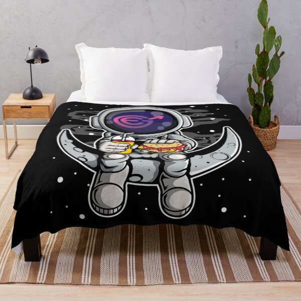 Item preview, Astronaut Fastfood Evergrow EGC Coin To The Moon Crypto Token Blockchain Cryptocurrency Wallet designed and sold by JaxonBrown.