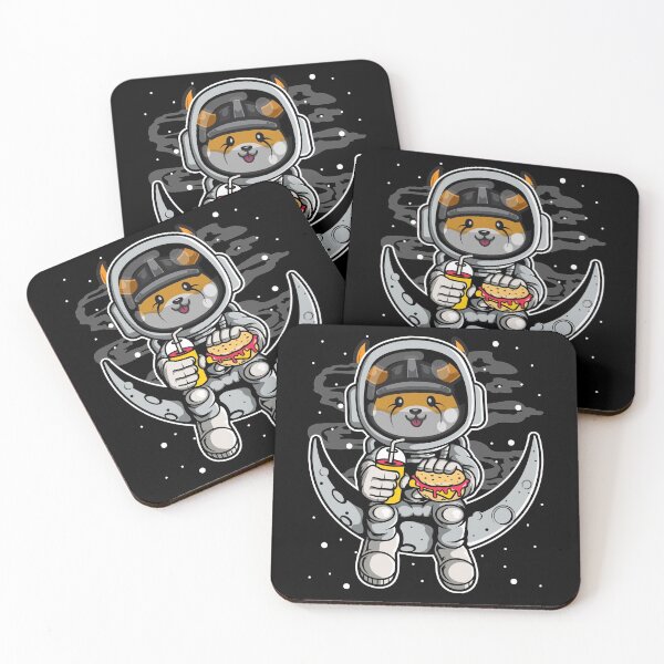 Item preview, Astronaut Fastfood Floki Inu Coin To The Moon Floki Army Crypto Token Blockchain Cryptocurrency Wallet designed and sold by JaxonBrown.