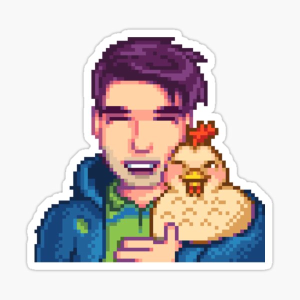Aperçu de l'œuvre Shane et le poulet créée et vendue par boozyprintz.