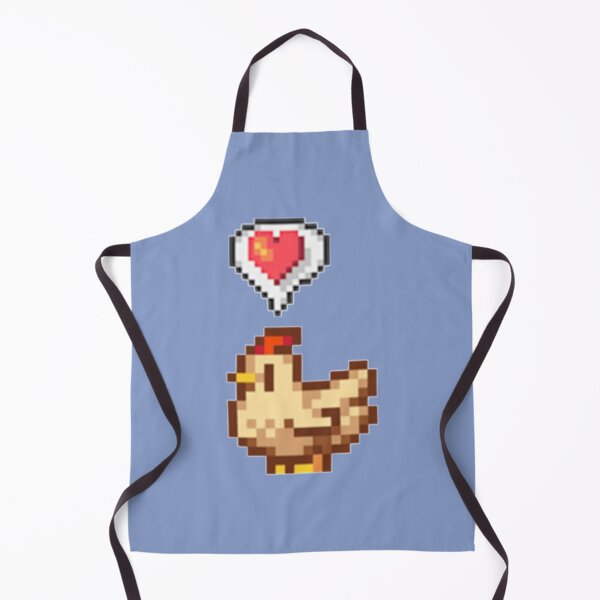 Item preview, Stardew Valley Happy White Chicken designed and sold by boozyprintz.
