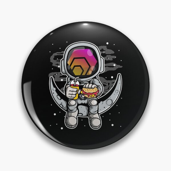 Item preview, Astronaut Fastfood HEX Coin To The Moon HEX Crypto Token Blockchain Cryptocurrency Wallet designed and sold by JaxonBrown.