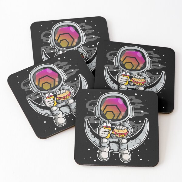 Item preview, Astronaut Fastfood HEX Coin To The Moon HEX Crypto Token Blockchain Cryptocurrency Wallet designed and sold by JaxonBrown.