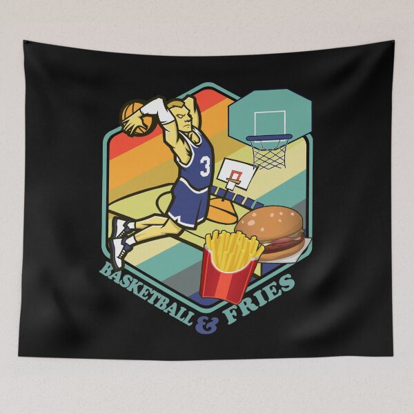 Item preview, Basketball Fries Fastfood Burger Basketballer designed and sold by TheAplus.