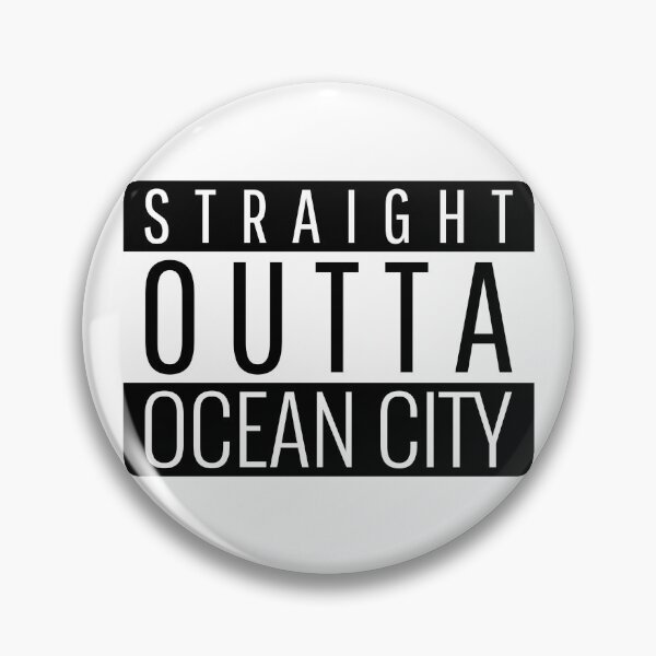 Item preview, Straight Outta Ocean City New Jersey  designed and sold by Teelogic.