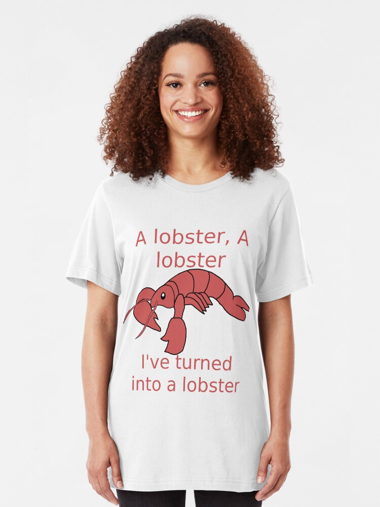 Alternate view of Lobster (Misheard Song Lyric) Slim Fit T-Shirt