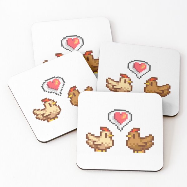 Item preview, Stardew Valley Chicken Love   designed and sold by boozyprintz.