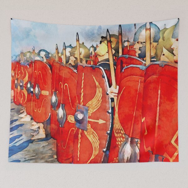 Item preview, Roman legion in battle designed and sold by AM FineArtPrints.