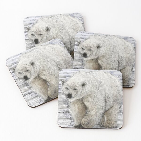 Item preview, The Portrait of a Polar Bear designed and sold by LanLanGallery.
