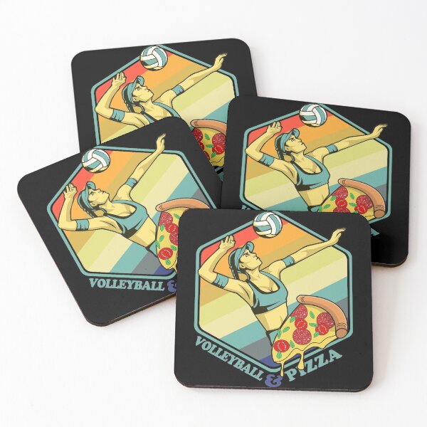Item preview, Volleyball Girl Pizza designed and sold by TheAplus.