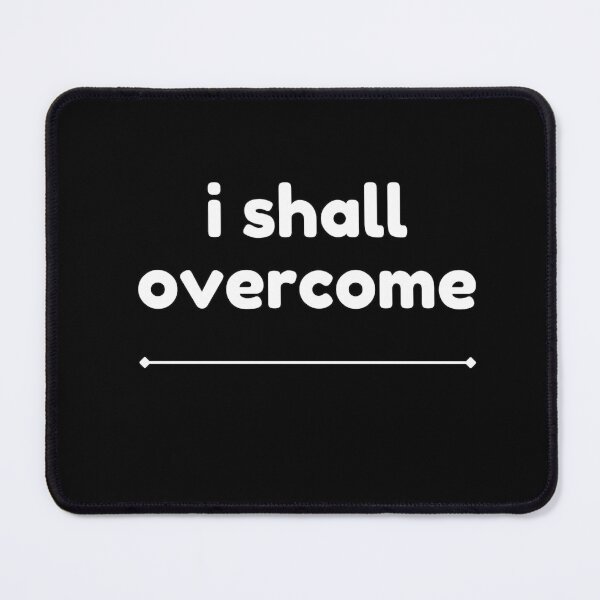 Item preview, I shall overcome relaxation meditation inspirational motivation quote designed and sold by studio17designz.