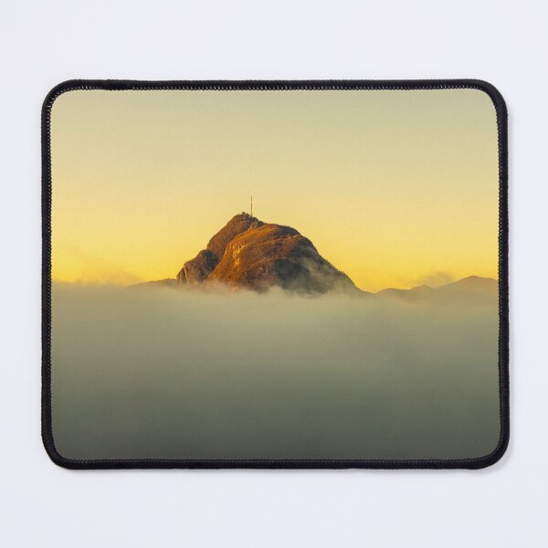 Item preview, Mountain Peak San Salvatore Above Cloudscape with Sunlight and Clear Sky designed and sold by Mats Silvan.