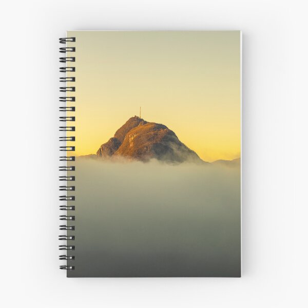 Item preview, Mountain Peak San Salvatore Above Cloudscape with Sunlight and Clear Sky designed and sold by Mats Silvan.