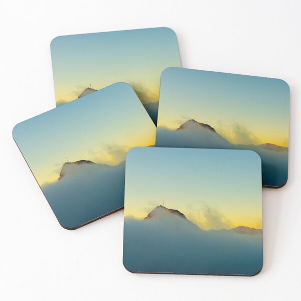 Item preview, Mountain Peak San Salvatore Above Cloudscape with Sunlight and Clear Sky designed and sold by Mats Silvan.
