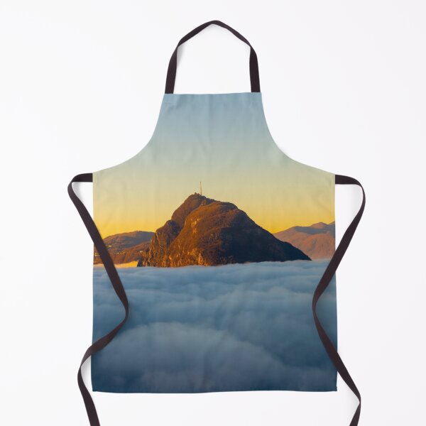 Item preview, Mountain Peak San Salvatore Above Cloudscape with Sunlight and Clear Sky designed and sold by Mats Silvan.