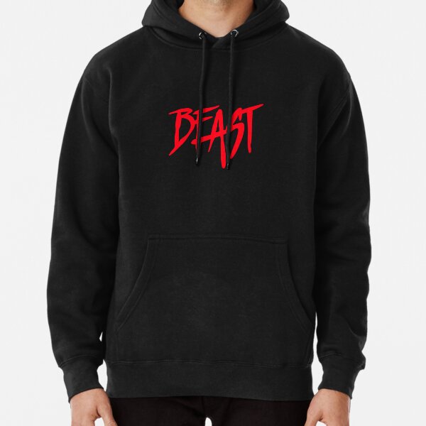 Mr beast black discount hoodie