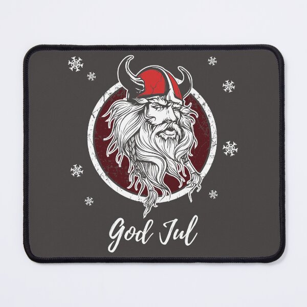 Item preview, God Jul Merry Christmas Norway Sweden Viking Xmas Shirt designed and sold by stearman.