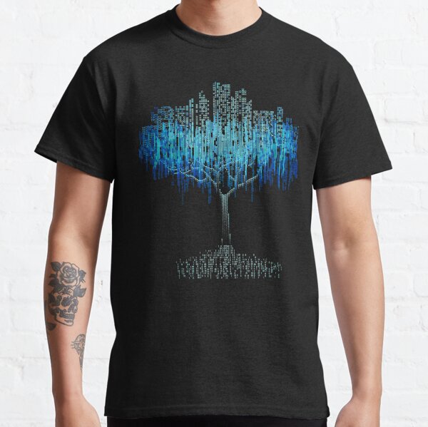 Item preview, Retro Binary Tree Coding Computer Programmer Tee designed and sold by TNMankdesign.