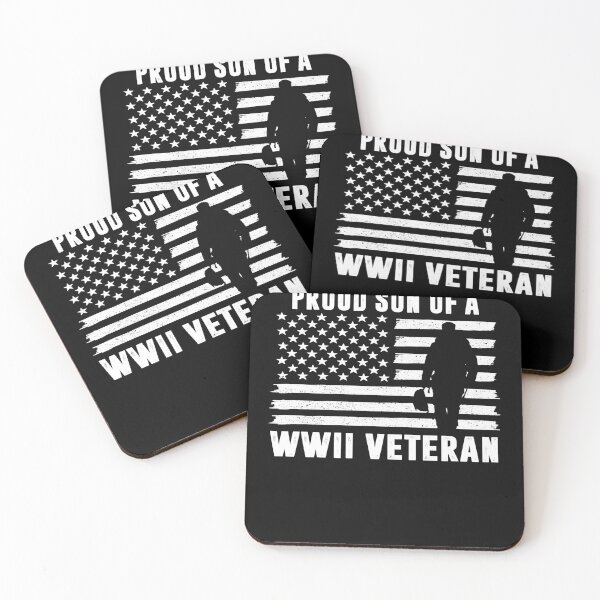 Item preview, Proud Son of WWII Vet US ARMY VETERAN 4th of July Independence Day Proud US Citizen American 1st First Make Merica Great Again United State USA Patriotic Patriots Soldier Shirt designed and sold by Frontoni.